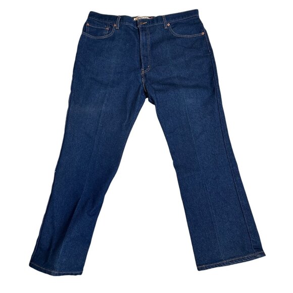 517 Levi Strauss & Co Boot Cut Mens 42x30 Zipper Fly - Picture 1 of 16